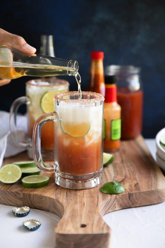 Michelada Recipe With Homemade Clamato Juice The Forked Spoon