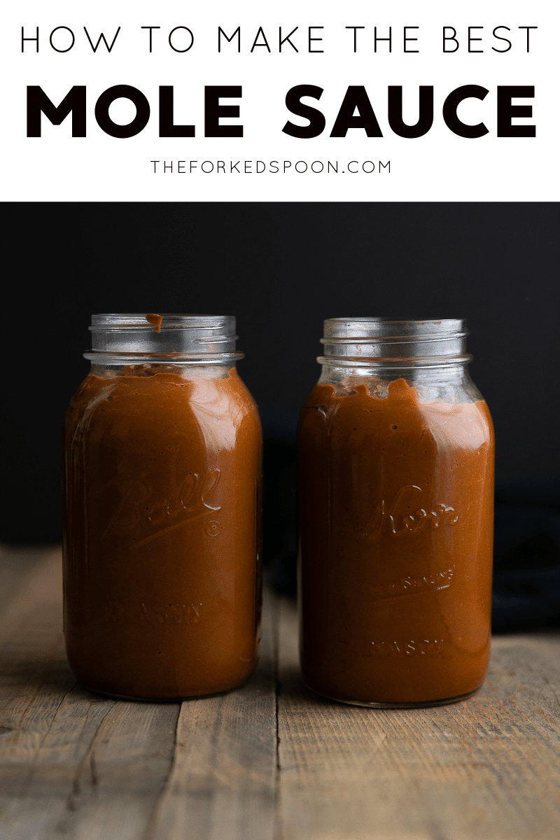 Mexican Mole Sauce Recipe Chicken Mole The Forked Spoon