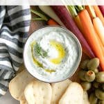 tzatziki sauce recipe Pinterest Pin Image Collage