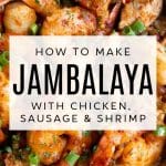 Jambalaya pinterest pin collage