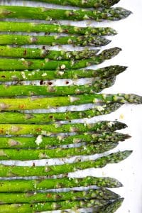 Roasted asparagus.