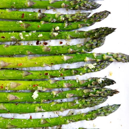 Roasted asparagus.