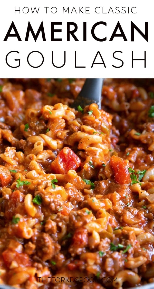American Goulash Recipe Pinterest Pin with Text Overlay (1)
