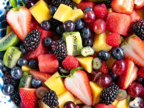 Easy Fruit Salad Recipe The Forked Spoon