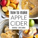 Homemade Apple Cider Recipe (Stovetop + Slow Cooker) Pinterest Pin Image