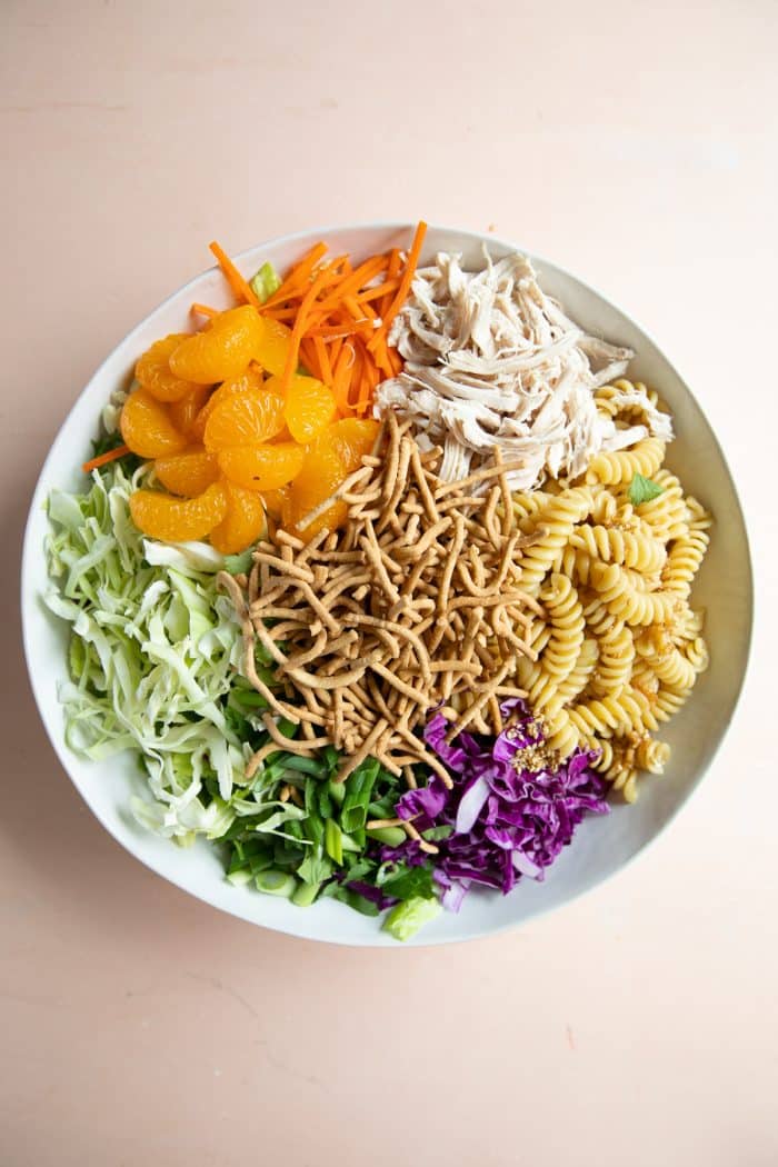 Cold Asian Pasta Salad Recipe With Chicken The Forked Spoon