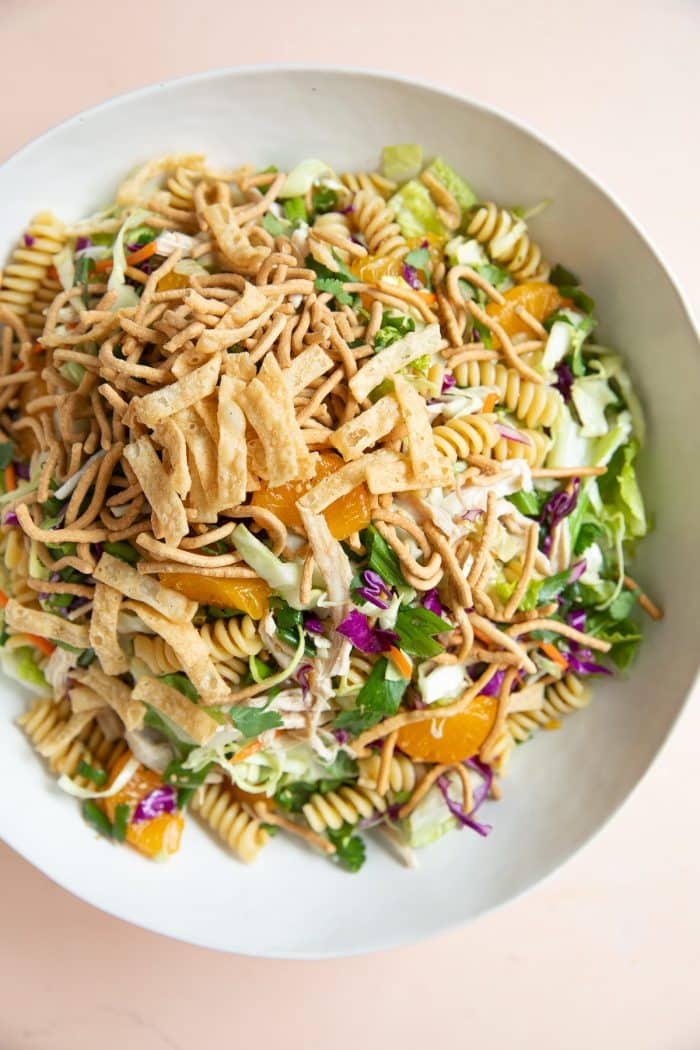 Cold Asian Pasta Salad Recipe With Chicken The Forked Spoon