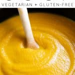 Roasted Acorn Squash Soup Recipe Pinterest Pin Image