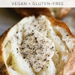 how to bake potatoes Pinterest Collage