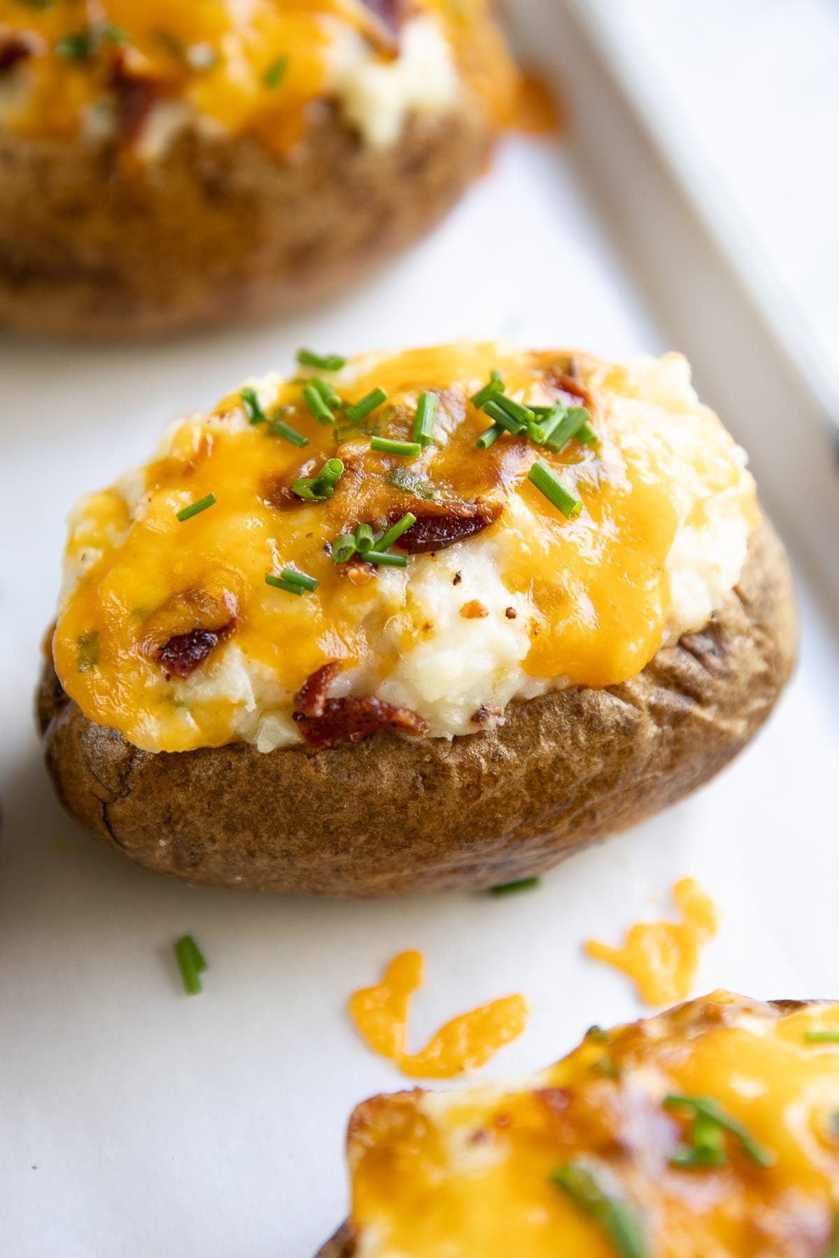 Easy Twice Baked Potatoes Recipe - The Forked Spoon