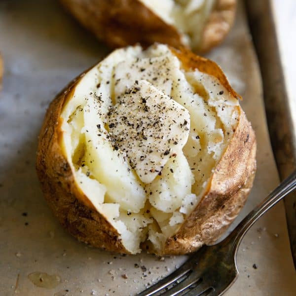 Perfect Baked Potato Recipe - The Forked Spoon