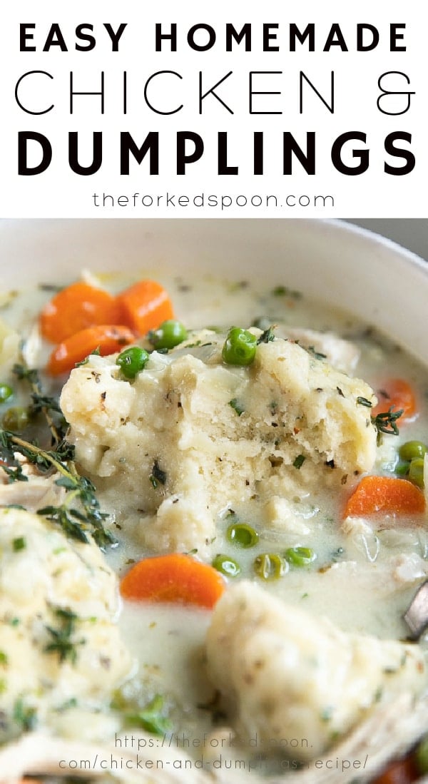 chicken and dumplings Pinterest PIN Collage