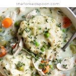 chicken and dumplings Pinterest PIN Collage