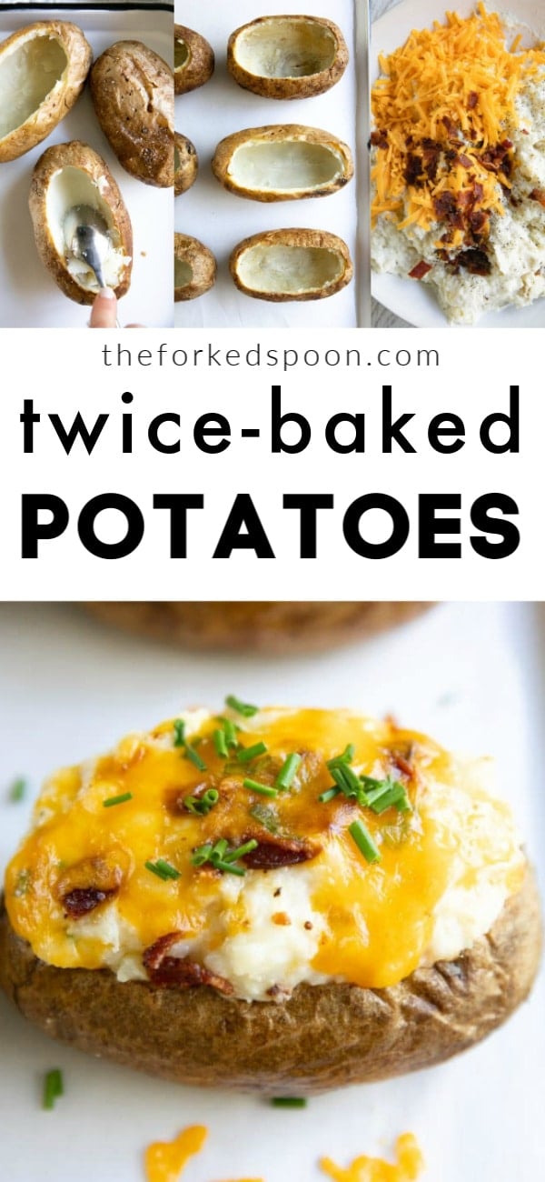 twice baked potato recipe pinterest pin