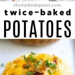 twice baked potato recipe pinterest pin