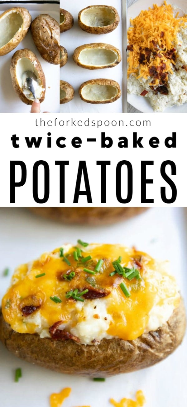 twice baked potato recipe pinterest pin