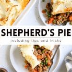 Shepherd's Pie Recipe pinterest pin collage