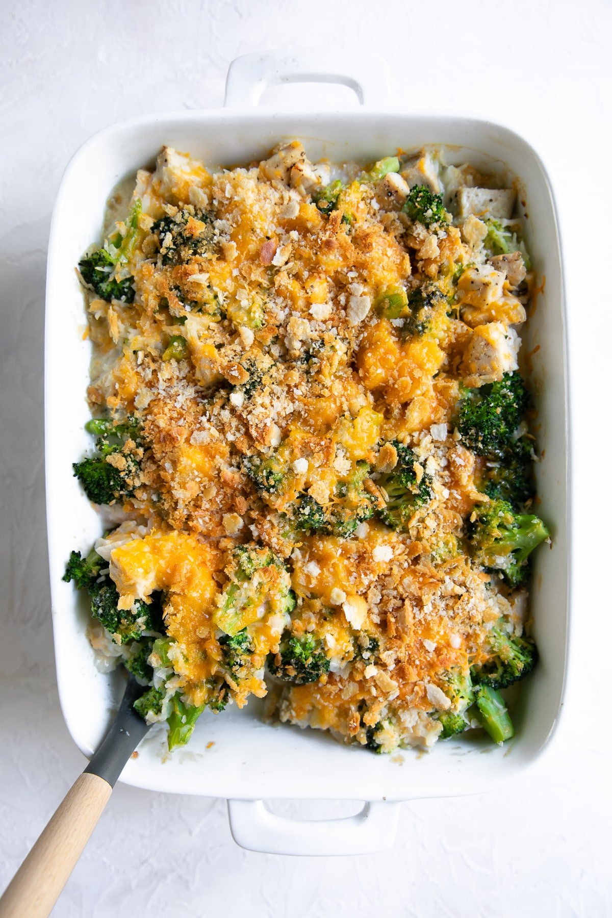 Chicken Broccoli Rice Casserole Recipe - The Forked Spoon