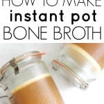 pinterest collaged image for instant pot bone broth