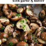 sauteed mushrooms Pinterest PIN Collage