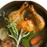 Pimterest pin for chicken stock