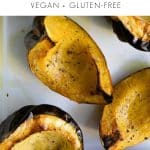 how to cook acorn squash Pinterest Pin Image