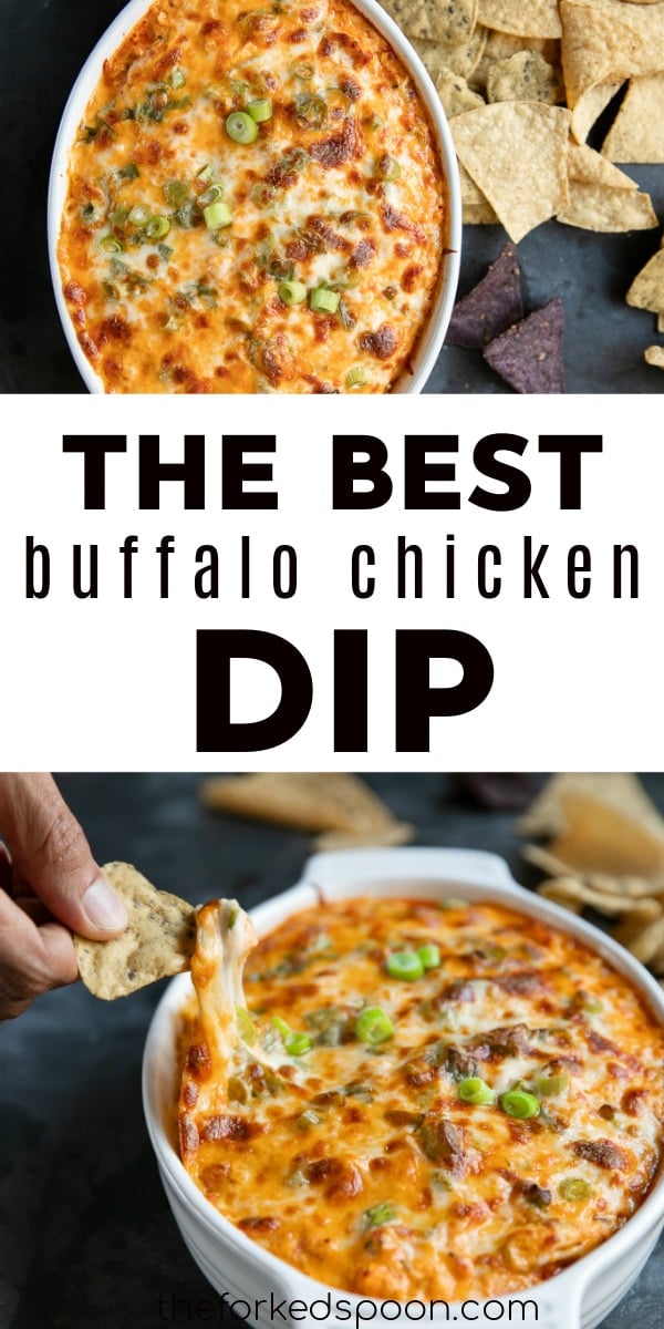 Buffalo Chicken Dip Pinterest Image Pin