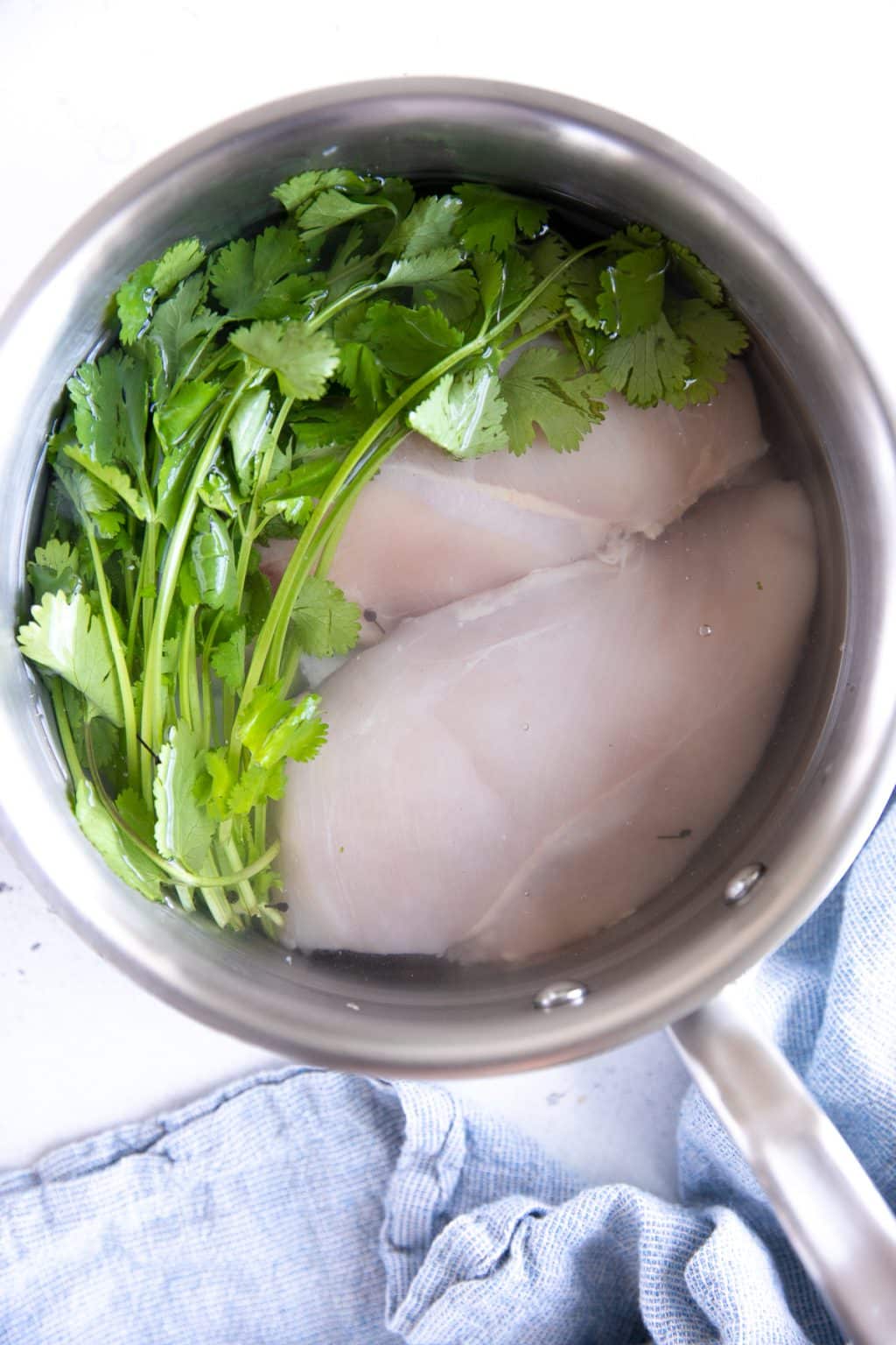 Poached Chicken Breasts (How to Poach Chicken) The Forked Spoon