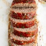 Pinterest pin for meatloaf
