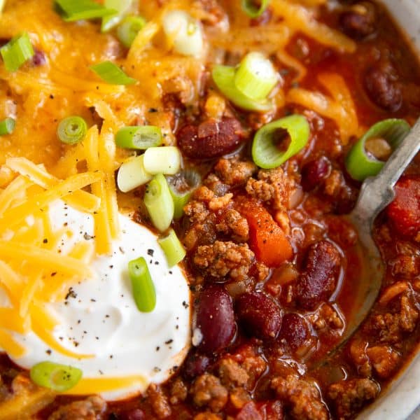 The Best Chili Recipe - The Forked Spoon