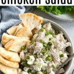 pinterest image for chicken salad recipe