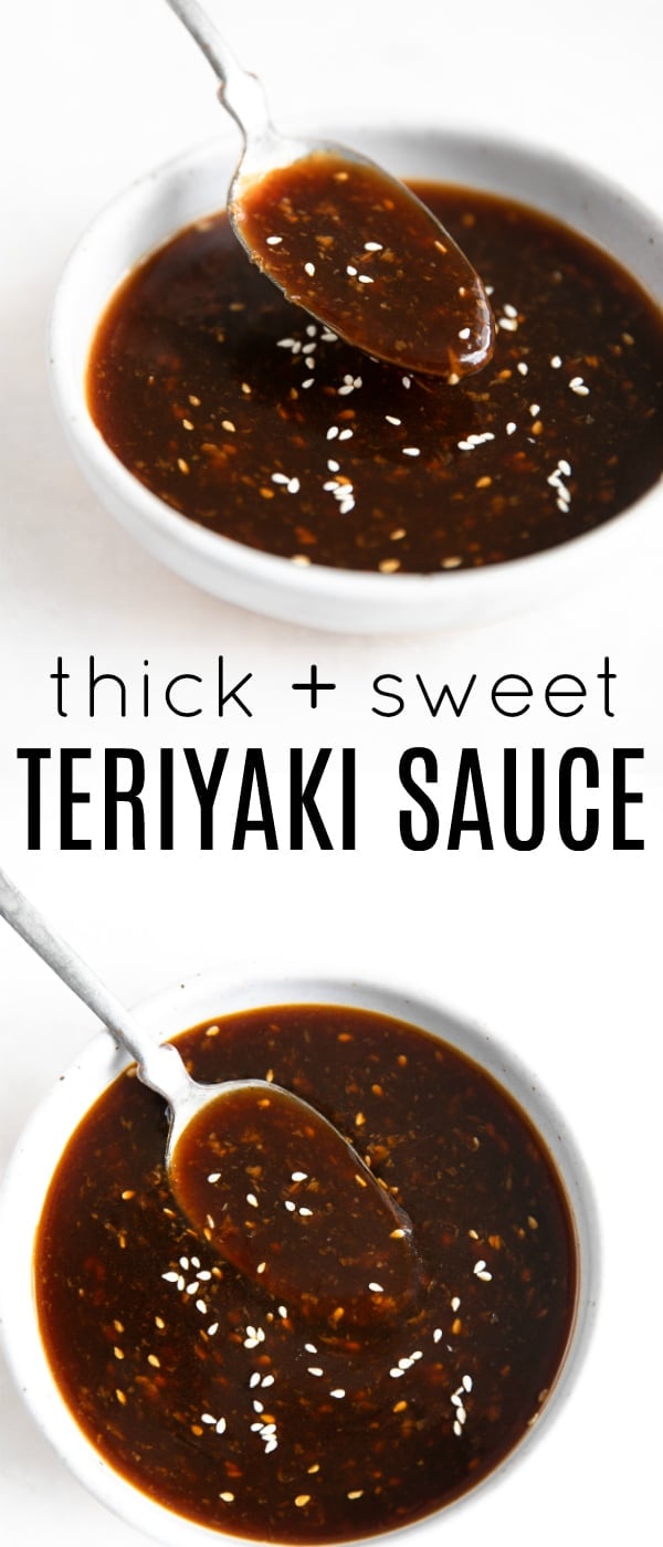 pinterest pin collage for teriyaki sauce