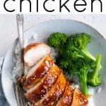 pinterest pin for teriyaki chicken 2