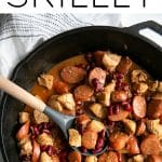 spicy cajun sausage and chicken skillet recipe pinterest pin