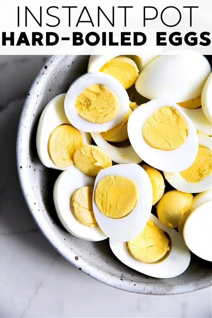 Instant Pot Hard Boiled Eggs Pinterest Pin Image