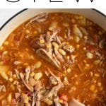 Brunswick Stew Recipe Pinterest Pin Collage Image