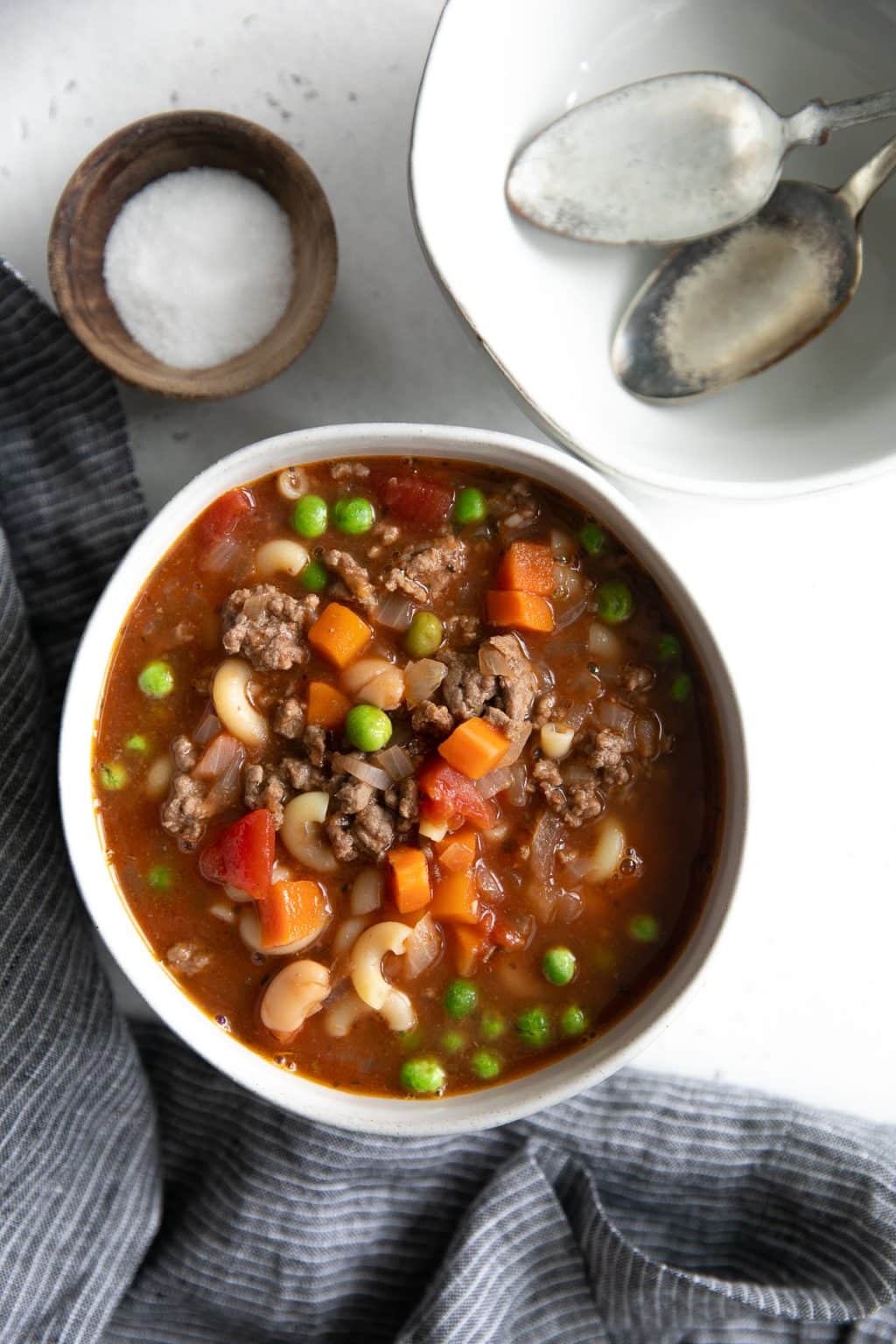Hamburger Soup - The Forked Spoon