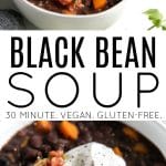 black bean soup long pin