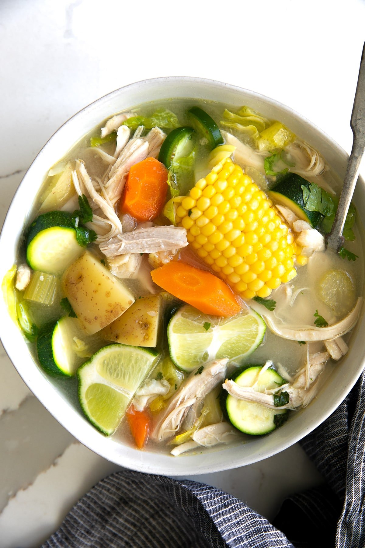 Caldo de Pollo Recipe (Mexican Chicken Soup) - The Forked Spoon