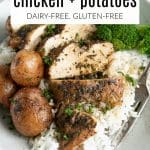 Instant Pot Chicken with Potatoes short Pin