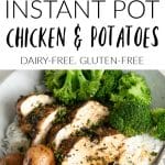 Instant Pot Chicken with Potatoes Long Pin