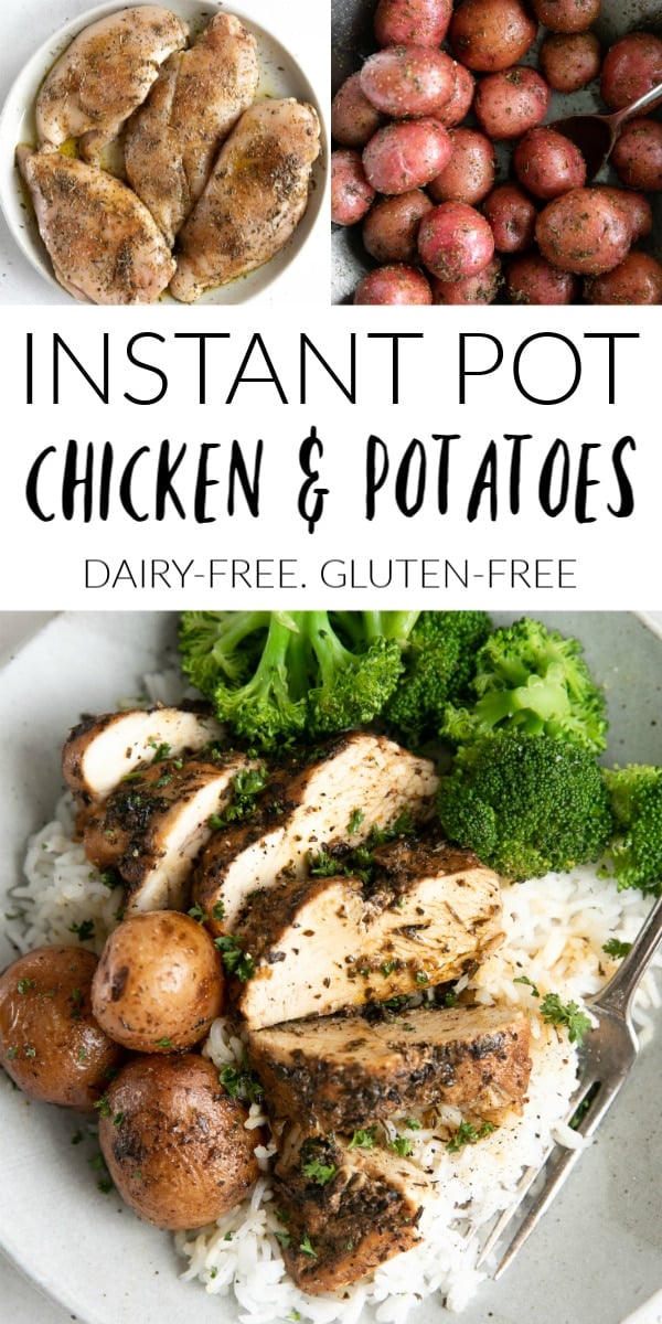 Instant Pot Chicken with Potatoes Long Pin