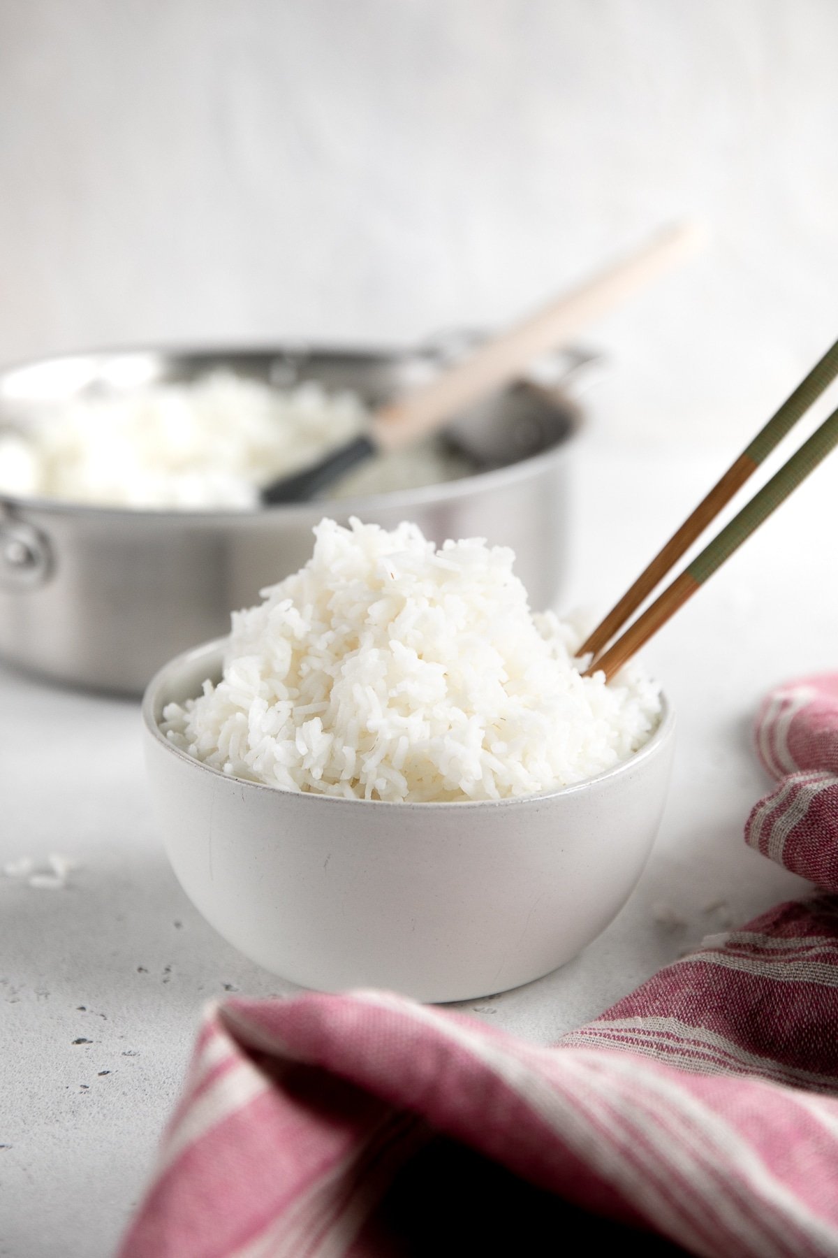How To Cook Perfect Rice On The Stove The Forked Spoon