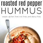 red pepper hummus long pin