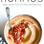 red pepper hummus short pin