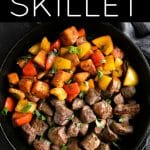 steak and sweet potato skillet short pin