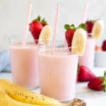 strawberry banana smoothie short pin