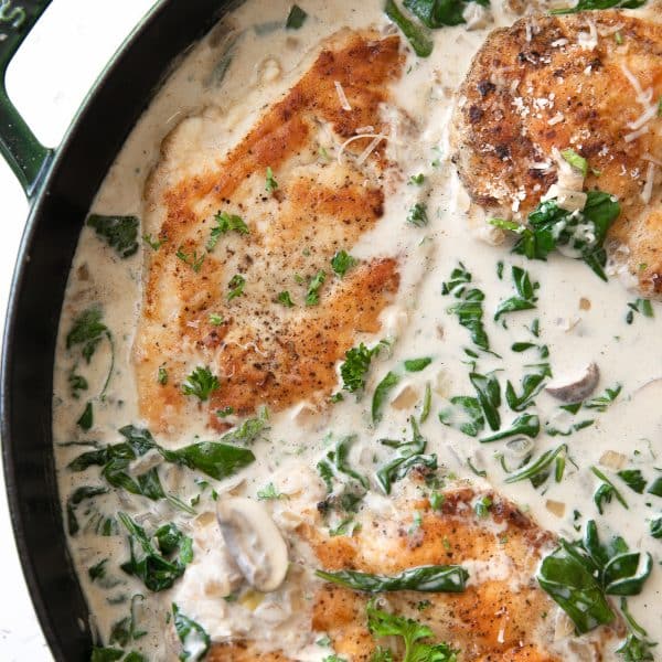 Chicken Florentine - The Forked Spoon