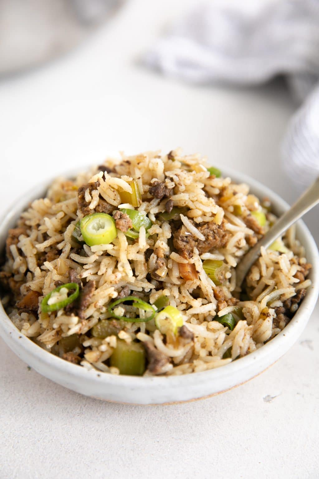 Easy Dirty Rice Recipe (Cajun Rice) - The Forked Spoon