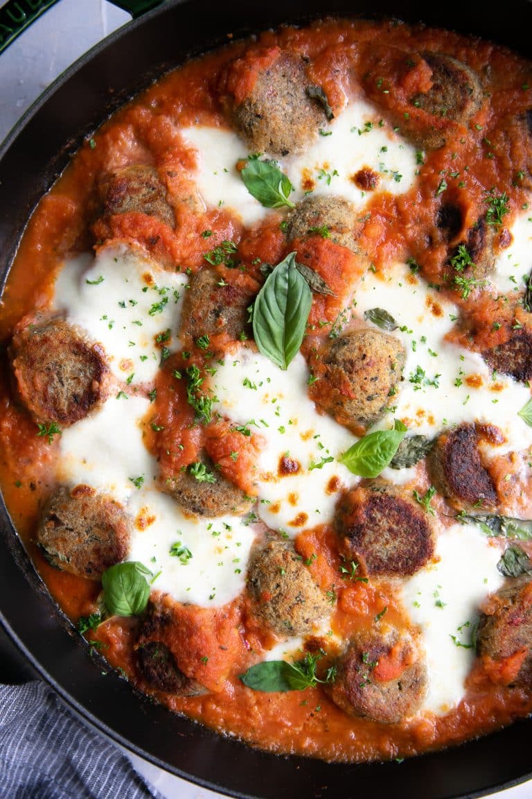 Eggplant Meatballs - The Forked Spoon